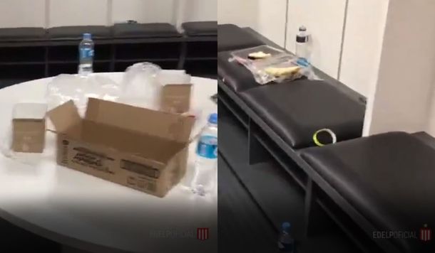 Estudiantes escrachó a San Lorenzo y mostró cómo dejaron el vestuario