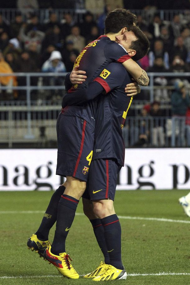 De la mano de Messi el Barcelona superó al Málaga