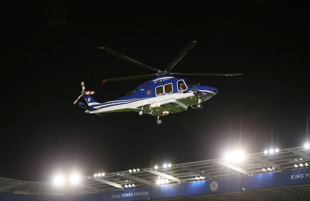 El momento en el que Vichai Srivaddhanaprabha despegaba