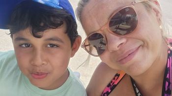 Gisela Mercedes Yurka y su hijo Gabriel Saru Ovejero. Gisela Mercedes Yurka y su hijo Gabriel Saru Ovejero.