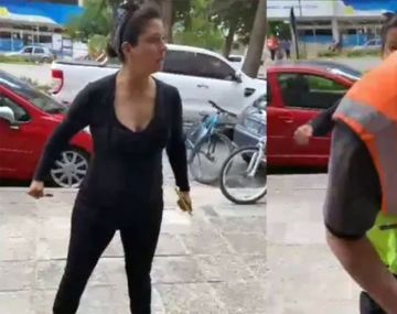 Violenta: insultó y golpeó al inspector que la multó por estacionar sobre una rampa