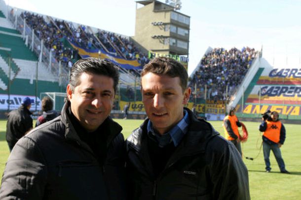 Augusto Digiovanni junto a Daniel Angelici