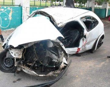 Accidente fatal: chocó contra un árbol