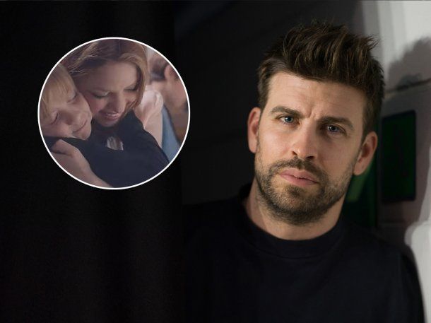 La reacción de Piqué al ver a sus hijos en el nuevo video de Shakira