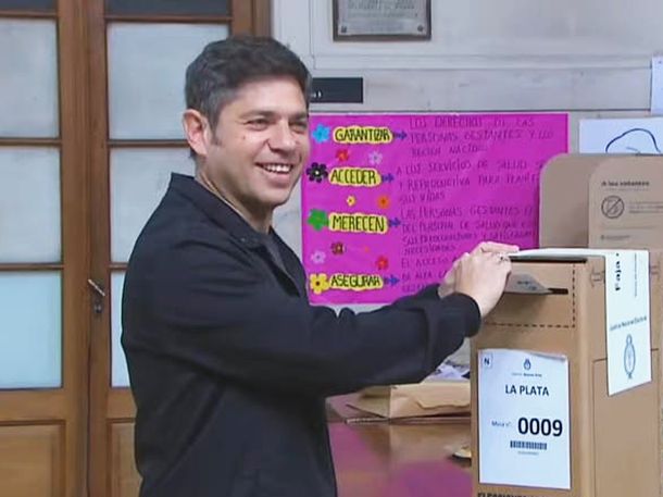 Votó Axel Kicillof: Hay que salir a votar, hay que decidir Votó Axel Kicillof: Hay que salir a votar, hay que decidir
