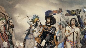 Hernán Cortés conquista la ciudad azteca de Tepeaca en 1520. Hernán Cortés conquista la ciudad azteca de Tepeaca en 1520.