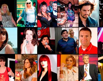 ¿Cómo estaban los famosos diez años atrás?