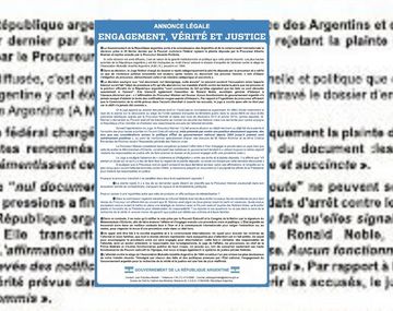 Solicitada del Gobierno en tres diarios