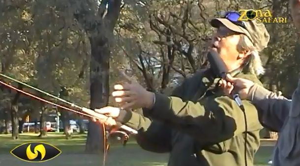 Así enseñaba pesca el padrastro de Ángeles Rawson