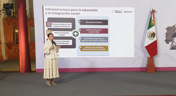 Anuncios de la SEP en la Mañanera.