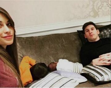 Antonella se tatuó el nombre de Mateo