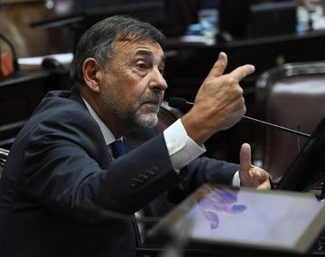 Carlos Caserio, jefe del bloque del PJ en la Cámara Alta