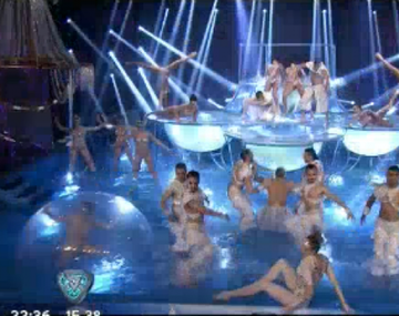 Reviví la espectacular apertura del Aquadance