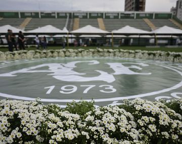 Estadio Arena Condá preparado para el homenaje a las víctimas de la tragedia de Chapecoense