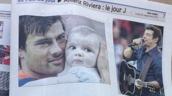 la hija de chechu bonelli fue por primera vez a la cancha la hija de chechu bonelli fue por primera vez a la cancha