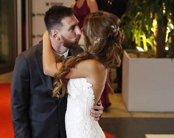 Lionel Messi y Antonela Roccuzzo