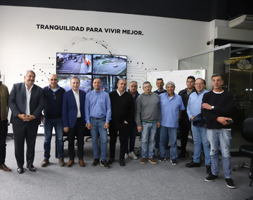 Fernando Gray recibió al ministro Jorge DOnofrio y representantes de la UTA