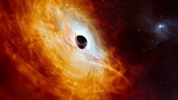 Impactante: un enorme agujero negro devora un sol cada día