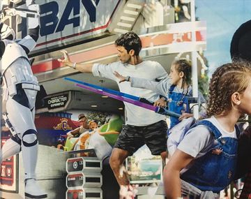 Mariano viajó con sus hijos a Disney