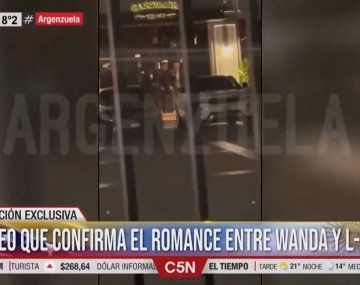 El video que confirma el romance entre Wanda Nara y L-Gante