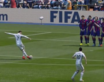 Para Messi que lo mira por tevé: mirá el mejor gol de Cristiano Ronaldo en el FIFA