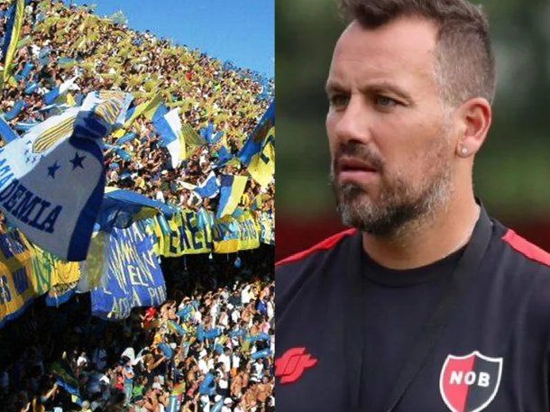 Desagradable: la obscena bandera que la hinchada de Rosario Central dedicó a Cristian Fabbiani tras el clásico