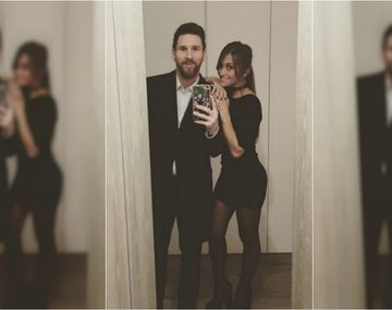 Lionel Messi y Anto Roccuzo, felices y divertidos en Instagram
