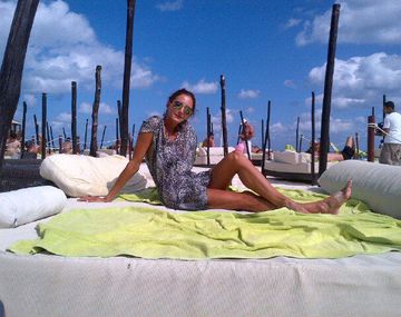 El álbum de fotos de las vacaciones de Luciana Aymar