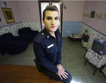 Malena Salomé, la primera oficial trans de la Policía Bonaerense. Crédito: diario El Día