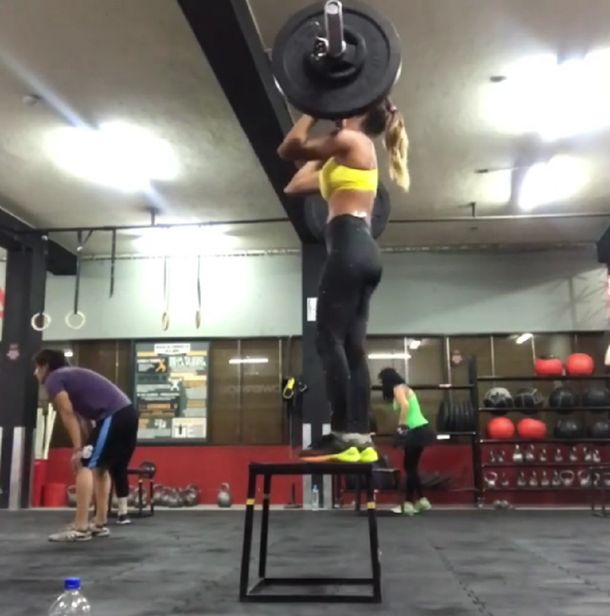 El entrenamiento extremo de Cinthia Fernández