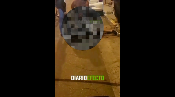 Grave accidente: automovilista choca motociclista y lo abandona en la calle agonizando