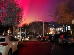 Una tormenta solar provocó asombrosas auroras australes en Ushuaia