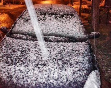Las imágenes de la nieve en Mar del Plata y en otros lugares