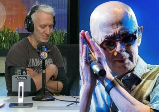 La conmoción en vivo de Andy Kusnetzoff y su equipo al enterarse de la muerte del Indio Solari