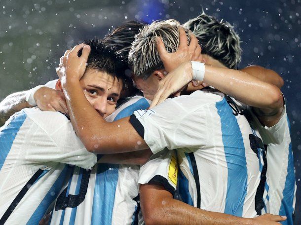 La Selección Argentina Sub-17 goleó a Venezuela y jugará los cuartos ante Brasil