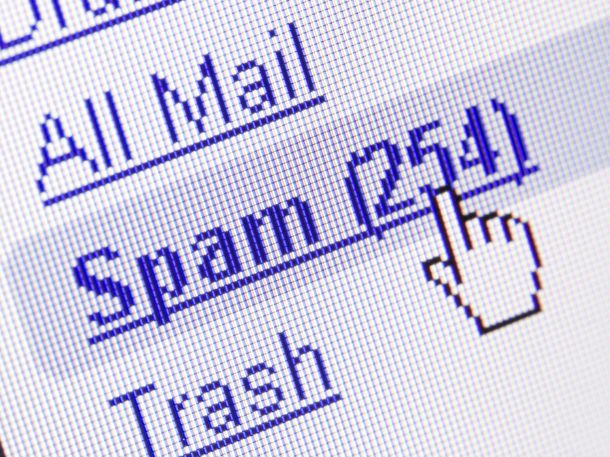 Disminuyó la cantidad de correo spam en el 2012