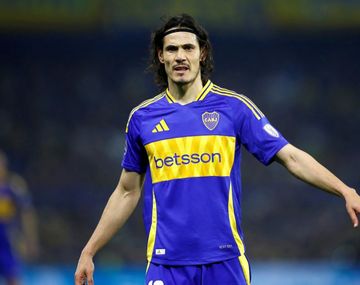 Malas noticias en Boca: Cavani se perdería la revancha con Cruzeiro