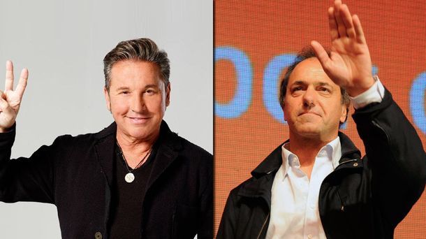 Ricardo Montaner le compuso a Scioli el Himno de la Victoria