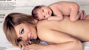 Evangelina Anderson presenta a su hija Lola Evangelina Anderson presenta a su hija Lola