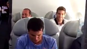 video: asi se vivio la intimidad del vuelo que trajo a del potro de regreso al pais video: asi se vivio la intimidad del vuelo que trajo a del potro de regreso al pais