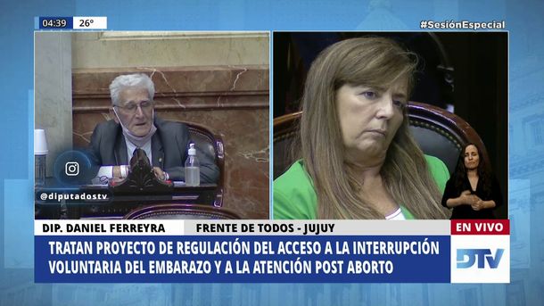 Fue amenazado y cambió su posición frente al aborto: iba a votar a favor y se abstuvo