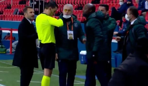 Escándalo en la Champions: suspenden el partido entre el PSG y el Istambul Basaksehir por el comentario racista de un árbitro
