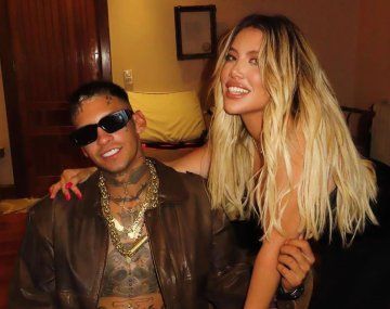 L-Gante y Wanda Nara