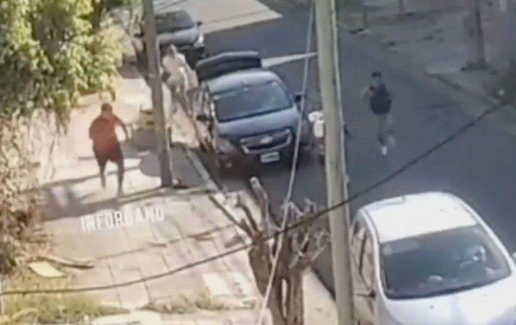 Impactante video: policía de la Ciudad se tiroteó con ladrones en Villa Madero