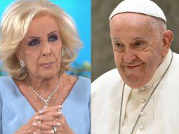 Mirtha Legrand / papa Francisco