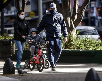 Muy frío y pocas nubes: un martes helado en la Ciudad