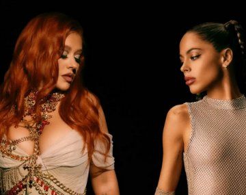 El videoclip esotérico de Tini con Christina Aguilera