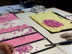 Secuestraron 11.800 pastillas de éxtasis en Ezeiza Secuestraron 11.800 pastillas de éxtasis en Ezeiza