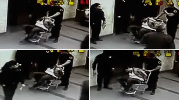 VIDEO: Así detuvieron a Matías Alé, luego de agredir a su esposa