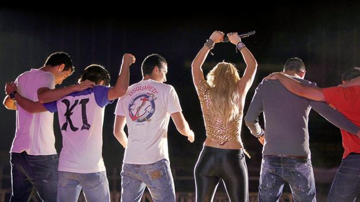 Shakira festejó con el Barcelona